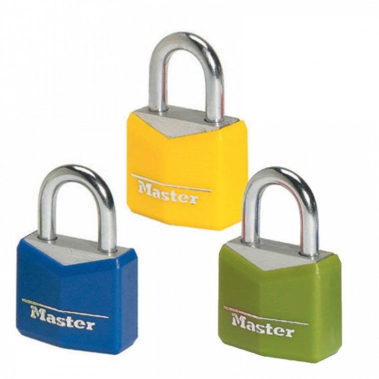 Λουκέτο MASTERLOCK χρωματιστό 40mm με ίδιο κλειδί - ΛΟΥΚΕΤΑ ΑΛΟΥΜΙΝΙΟΥ