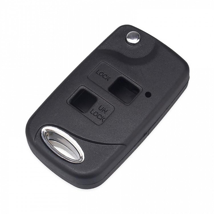 Κέλυφος Μετατροπής Κλειδιού Αυτοκινήτου Toyota με 2 Κουμπιά - Λάμα TOY43