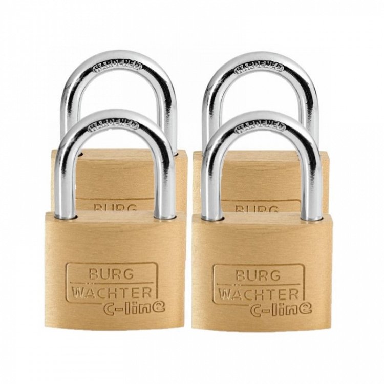 4 Λουκέτα BURG-WÄCHTER Με Ίδιο Κλειδί