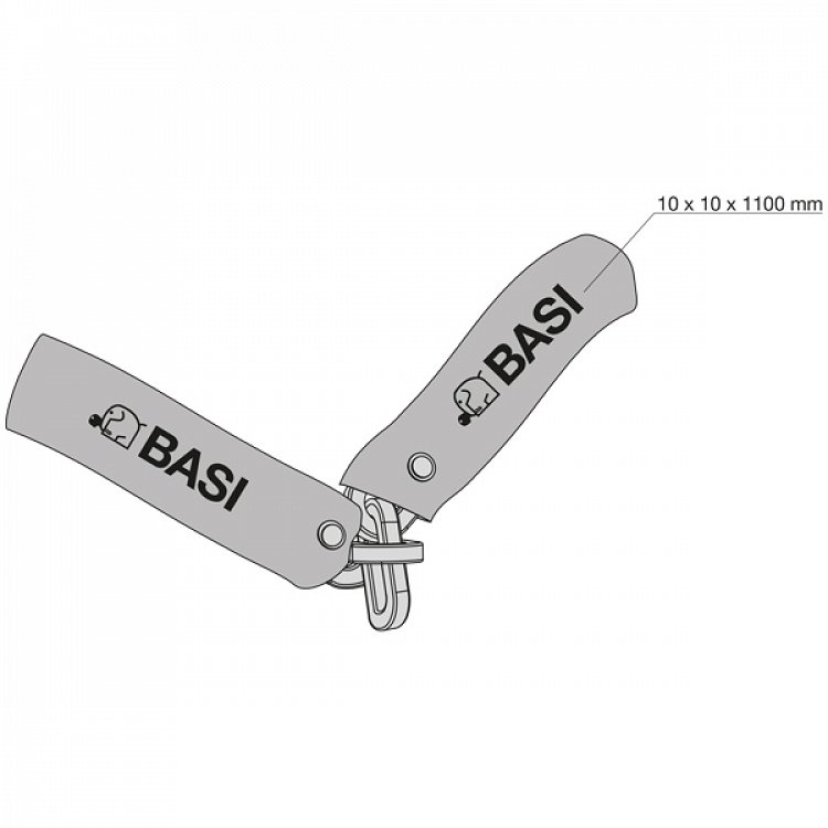 Αλυσίδα Ασφαλείας BASI ZR 318 1,1 m Μαύρη 10 mm