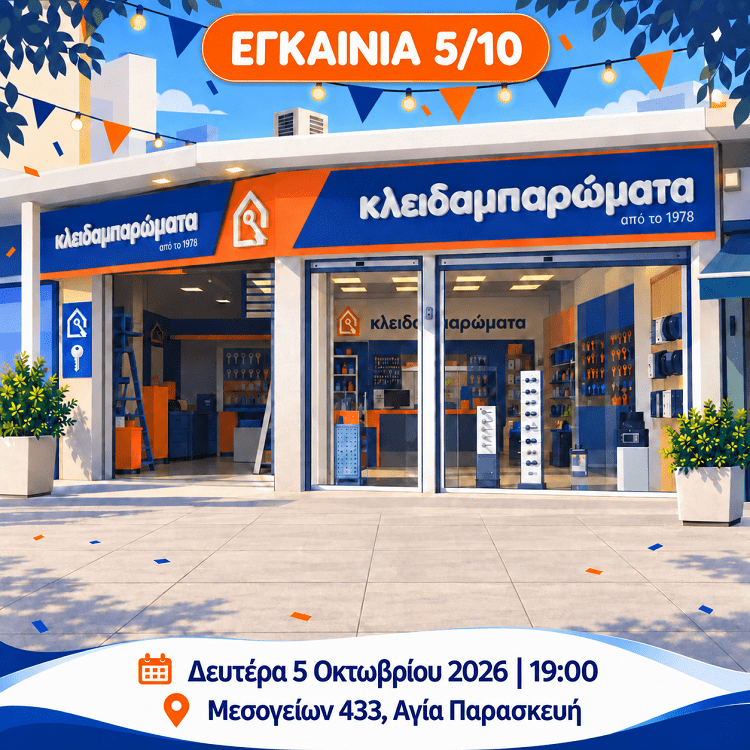 Νέος χώρος. Νέα αρχή. Εγκαίνια νέου καταστήματος στην Αγία Παρασκευή!