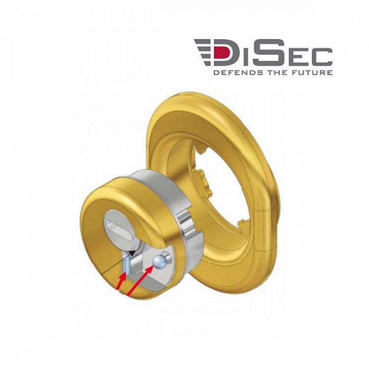 Σετ Κλειδαριάς θωρακισμένης πόρτας Cisa Revolution Pro με κύλινδρο Cisa Astral Tekno &amp; Defender Disec BD200