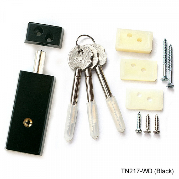 ELIS Κλειδαριά Κουτιαστή 45mm BLACK