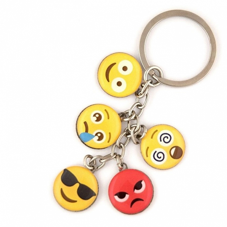 Μεταλλικό Μπρελόκ με διάφορα πρόσωπα