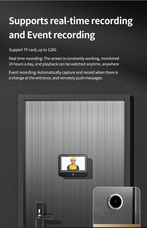 Mατάκι Πόρτας με Κάμερα Wifi EOS WPD-200