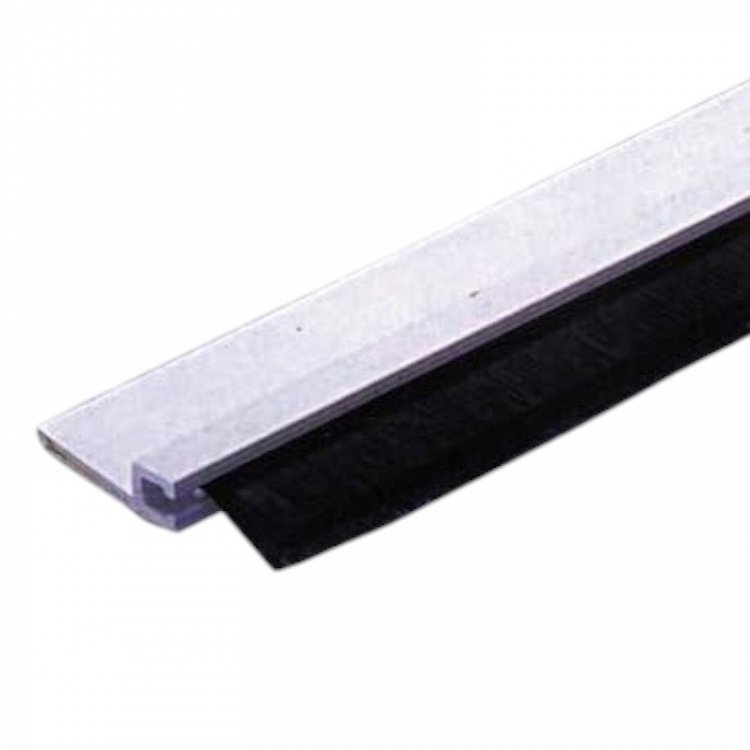 Αεροστόπ Αυτοκόλλητο Πόρτας Βέργα Από PVC Με Βουρτσάκι 1m Λευκό