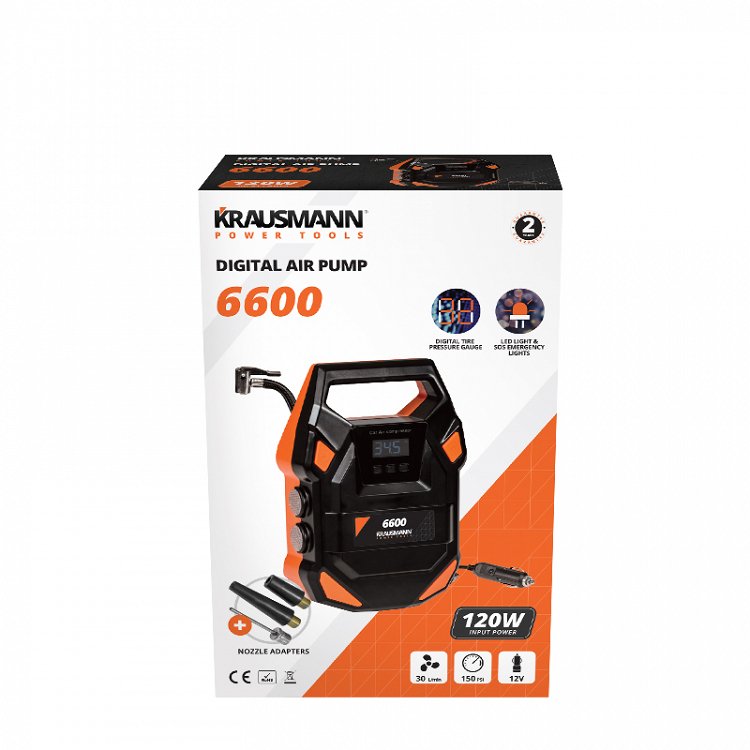 Αεροσυμπιεστής Ψηφιακός 120W (6600)