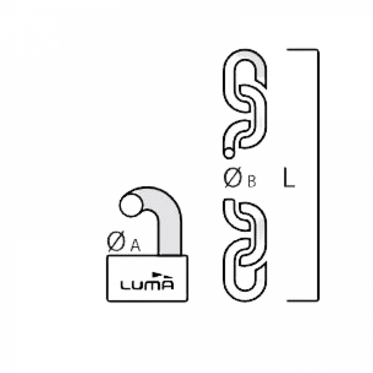 Αλυσίδα Ποδηλάτου Luma Enduro Με Λουκέτο