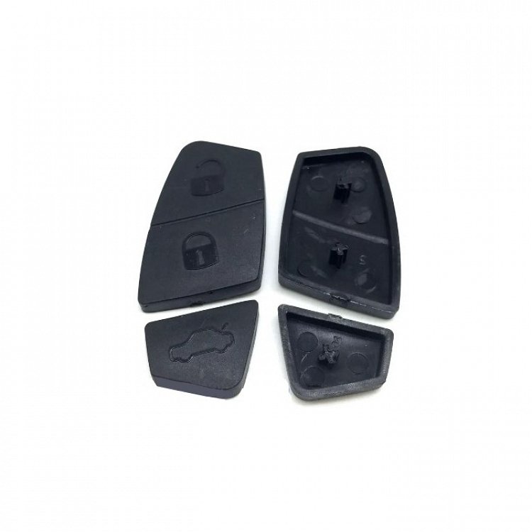 Ανταλλακτικό Λαστιχάκι για κλειδιά Fiat με 3 κουμπιά Μαύρο
