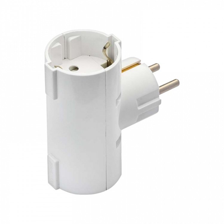 Αντάπτορας Πρίζας 2 Θέσεων Λευκό