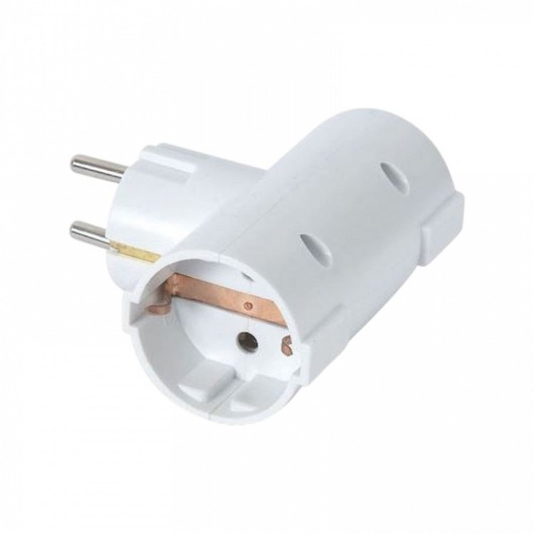Αντάπτορας Πρίζας 2 Θέσεων Λευκό
