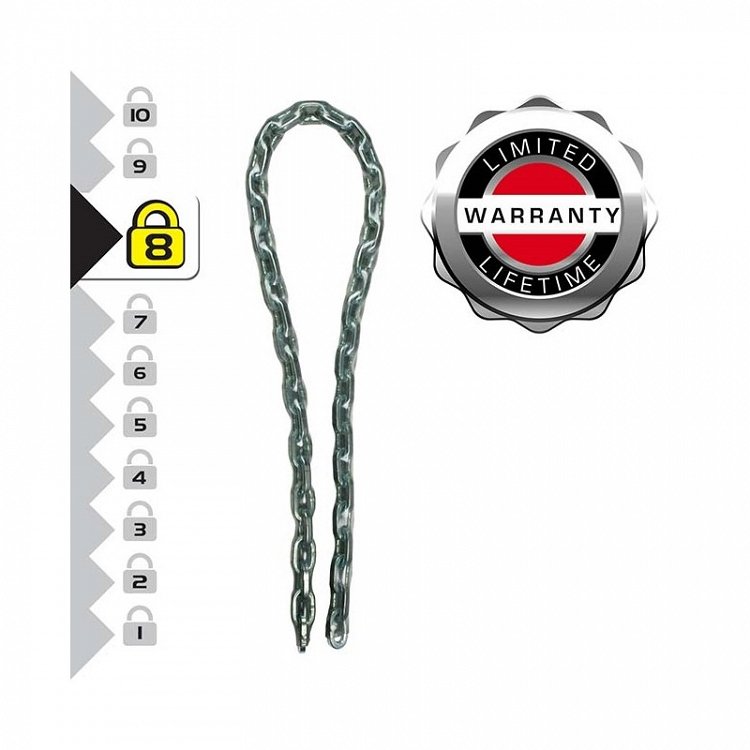 Ατσάλινη Αλυσίδα Master Lock Με Κάλυμμα Βινυλίου