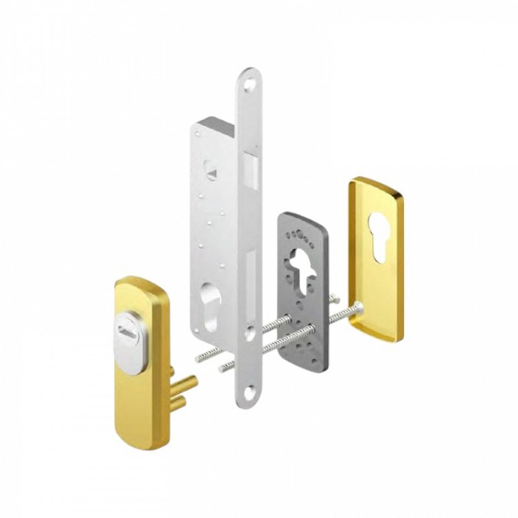 Ατσάλινο προστατευτικό κυλίνδρου (defender) Disec OG01D1, για πόρτες αλουμινίου