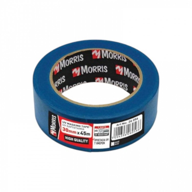 Χαρτοταινία Μπλε με UV Προστασία 14 Ημερών | Morris