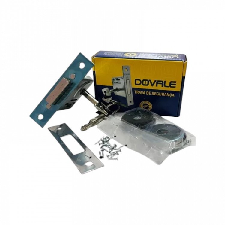 Χωνευτή Κλειδαριά Gold με κλειδί Σταυρού, για Ξύλινες πόρτες