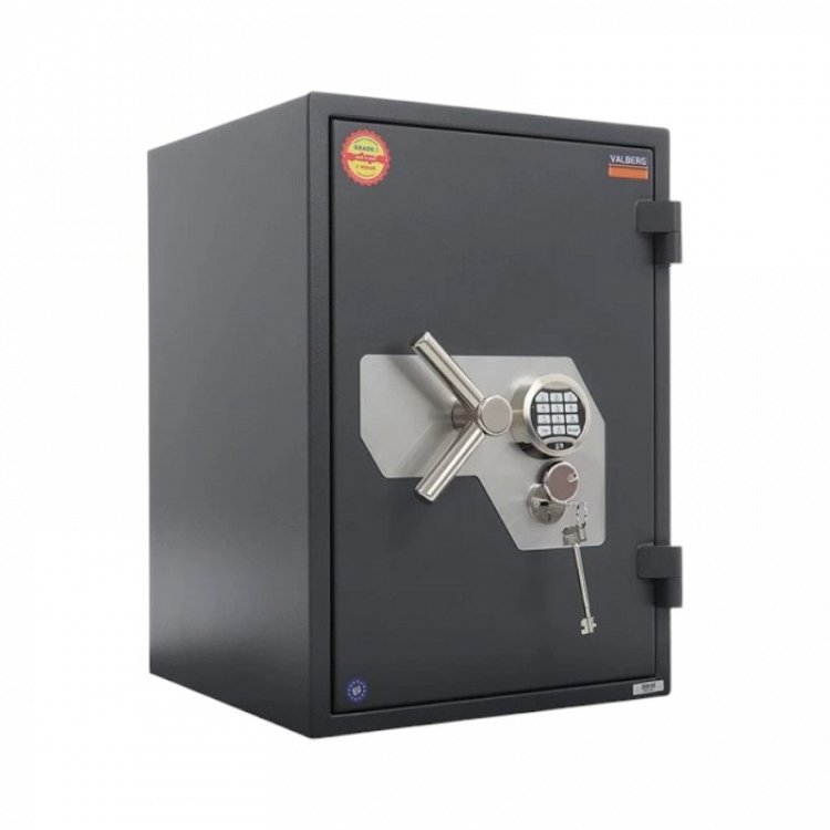 Χρηματοκιβώτιο Πυρασφαλείας PROMET GARANT με Κλειδί και Ηλεκτρονική Κλειδαριά