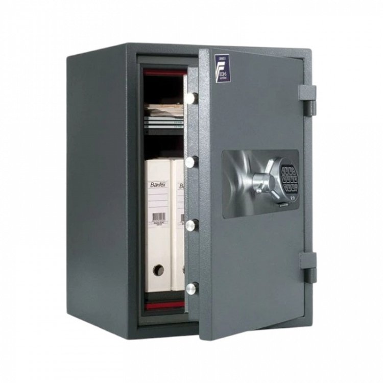 Χρηματοκιβώτιο Πυρασφαλείας PROMET GARANT με Κλειδί και Ηλεκτρονική Κλειδαριά