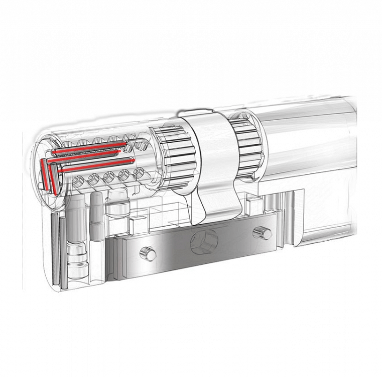 Κύλινδρος Dormakaba Expert Plus ασφαλείας 30-10