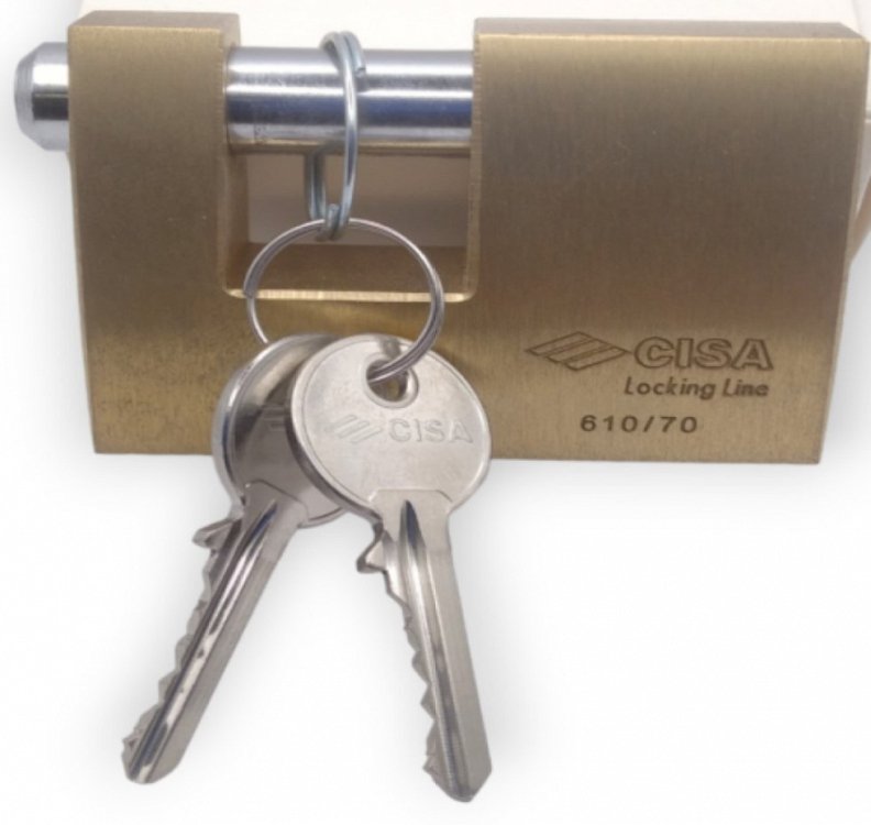 Λουκέτο Τάκου Cisa 21610 Ορειχάλκινο