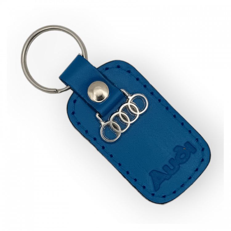 Δερμάτινο μπρελόκ Audi Μπλέ