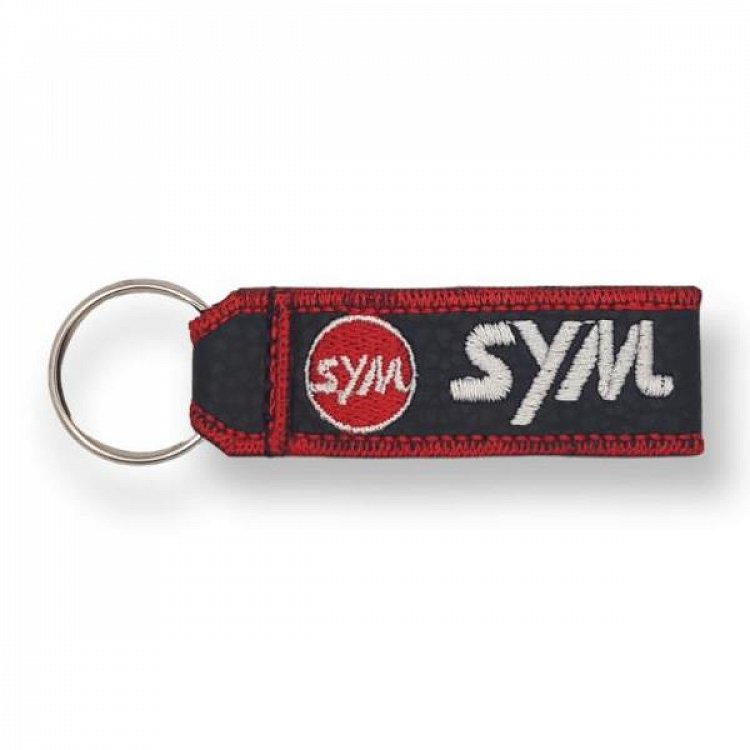 Δερμάτινο Κεντητό Μπρελόκ SYM