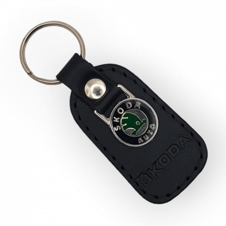 Δερμάτινο μπρελόκ skoda