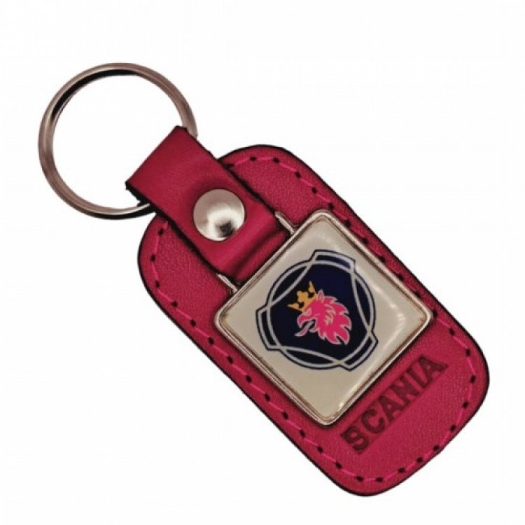 Δερμάτινο μπρελόκ Scania Κόκκινο