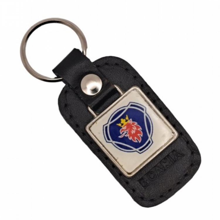 Δερμάτινο μπρελόκ Scania Μαύρο