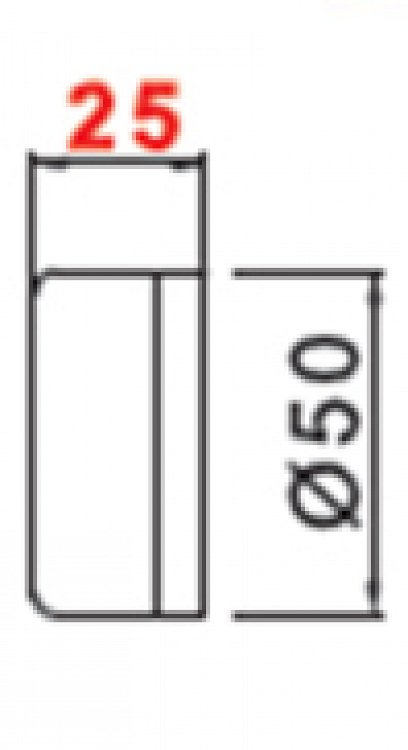 Defender για θωρακισμένες πόρτες μαγνητικό DISEC MR500