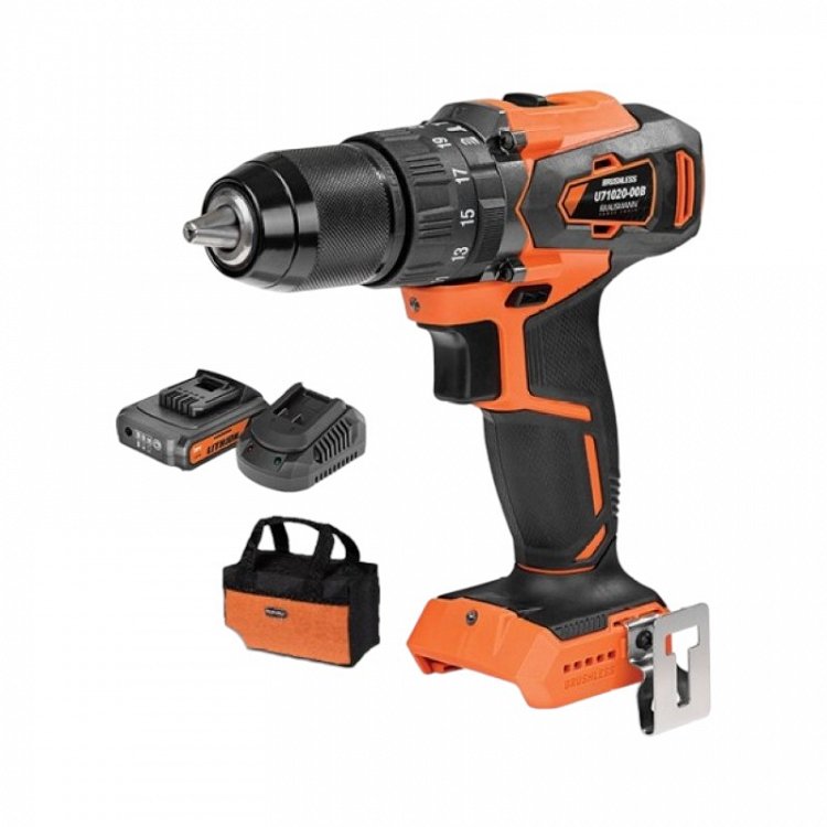 ΣΕΤ Δραπανοκατσάβιδο Κρουστικό Επαναφορτιζόμενο 20V Krausmann (U71020-12SB)