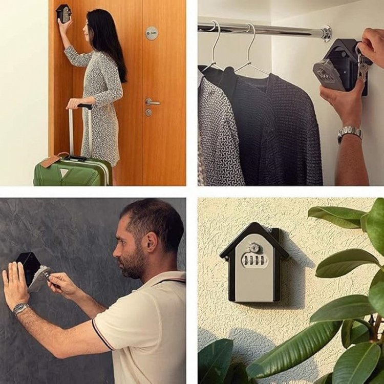 Επιτοίχια Κλειδοθήκη Gevy-GP με Συνδυασμό και Κλειδί Εκτάκτου Ανάγκης