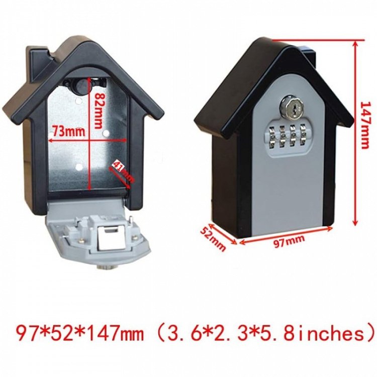 Επιτοίχια Κλειδοθήκη Gevy-GP με Συνδυασμό και Κλειδί Εκτάκτου Ανάγκης