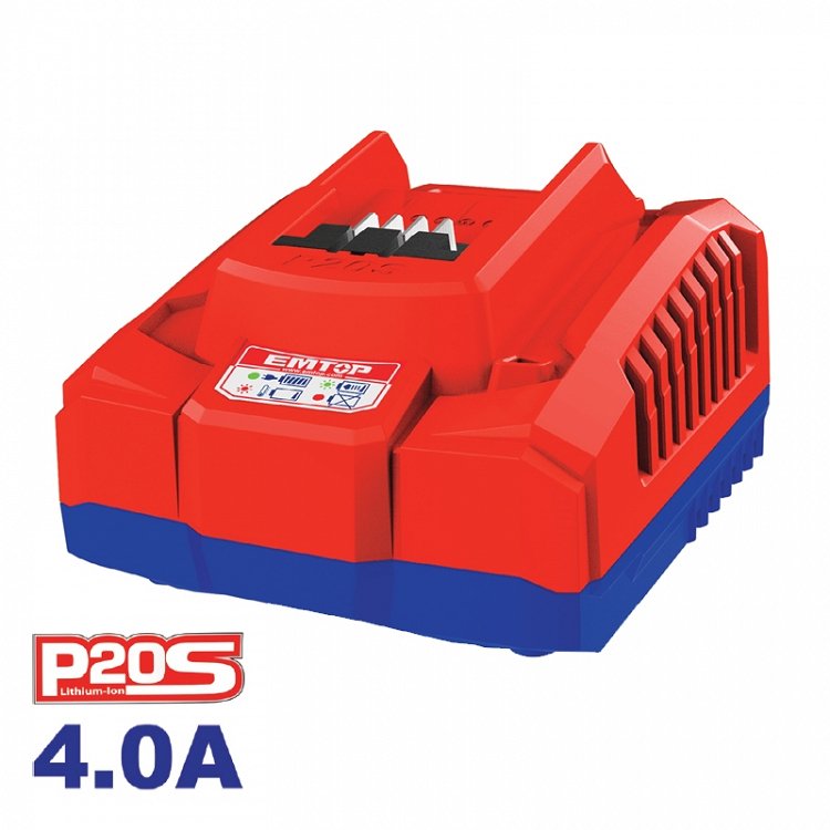 Έξυπνος Φορτιστής Μπαταρίας 20V EMTOP