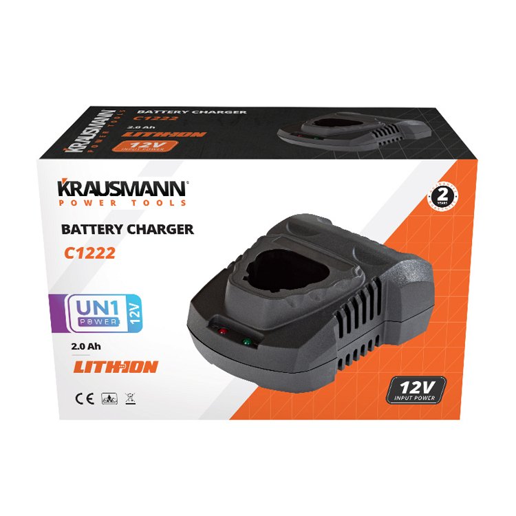 Φορτιστής Μπαταρίας KRAUSMANN Li-Ion 2.2Ah 12V (C1222)