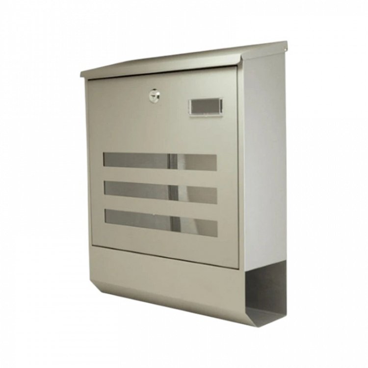 Γραμματοκιβώτιο F.F. Group Μεταλλικό με Θήκη Εφημερίδων