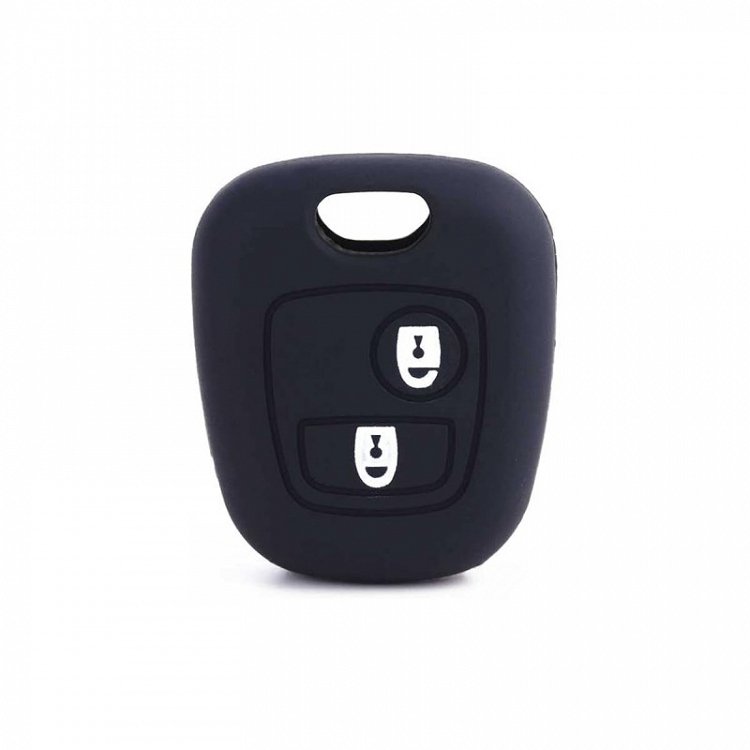 Θήκη Σιλικόνης Κλειδιού Αυτοκινήτου Citroen-Peugeot-Toyota με 2 Κουμπιά