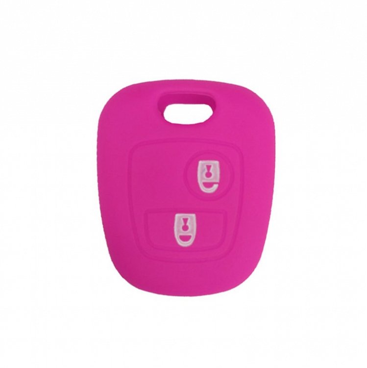 Θήκη Σιλικόνης Κλειδιού Αυτοκινήτου Citroen-Peugeot-Toyota με 2 Κουμπιά