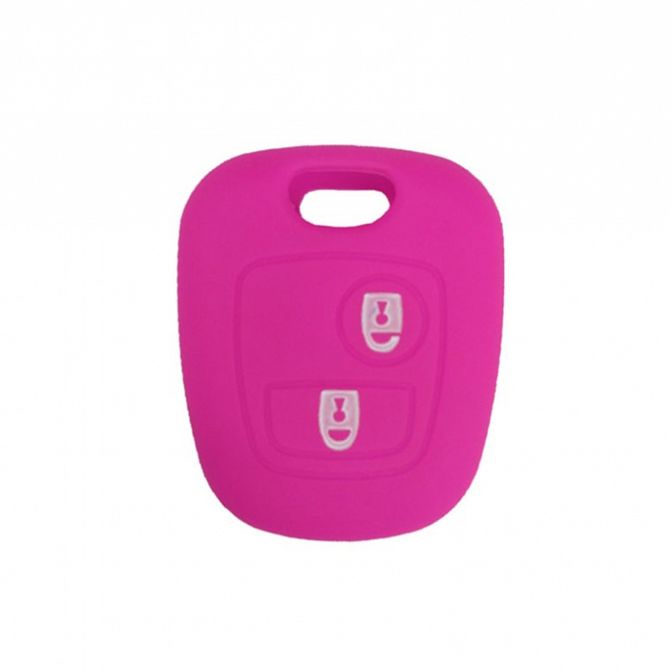 Θήκη Σιλικόνης Κλειδιού Αυτοκινήτου Citroen-Peugeot-Toyota με 2 Κουμπιά