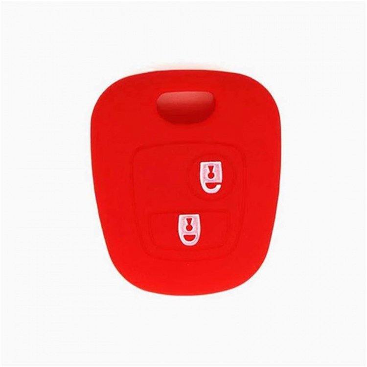 Θήκη Σιλικόνης Κλειδιού Αυτοκινήτου Citroen-Peugeot-Toyota με 2 Κουμπιά