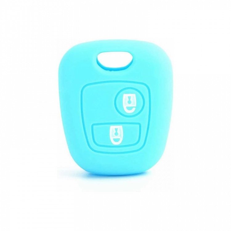 Θήκη Σιλικόνης Κλειδιού Αυτοκινήτου Citroen-Peugeot-Toyota με 2 Κουμπιά