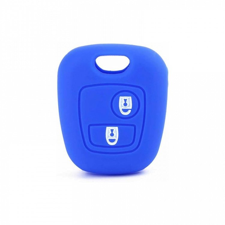 Θήκη Σιλικόνης Κλειδιού Αυτοκινήτου Citroen-Peugeot-Toyota με 2 Κουμπιά