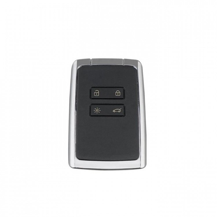 Κέλυφος για νέα κάρτα Renault με λάμα VA2 και 4 κουμπιά άσπρο