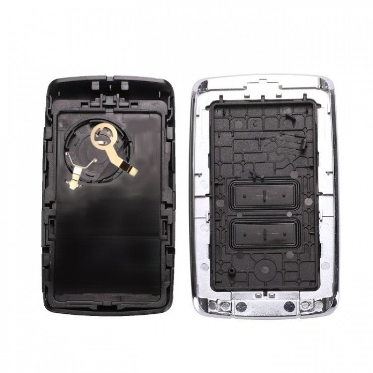 Κέλυφος για νέα κάρτα Renault με λάμα VA2 και 4 κουμπιά άσπρο