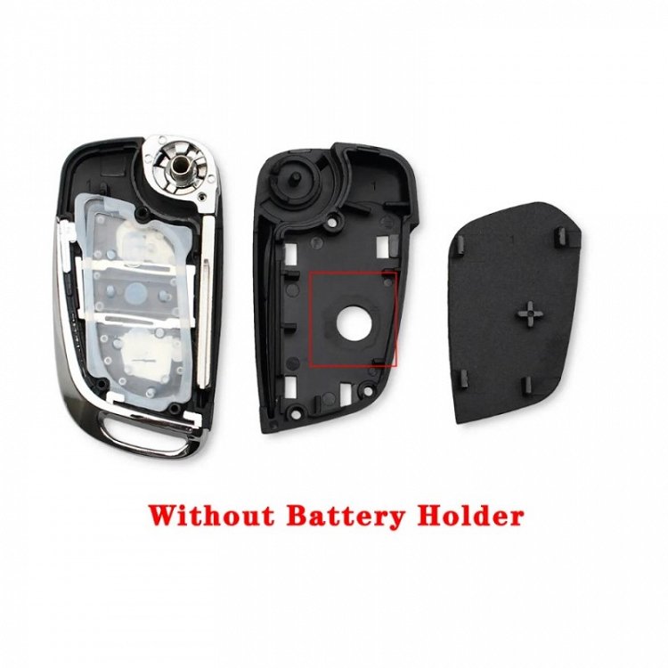 Κέλυφος Peugeot με Λάμα VA2 και 2 Κουμπιά Αναδιπλούμενο με νικέλ φινίρισμα