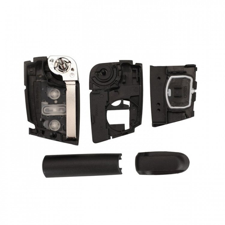 Κέλυφος αναδιπλούμενου τηλεχειριστηρίου με HU66 λάμα και 3 κουμπιά τύπου αυτοκινήτου Group Vag