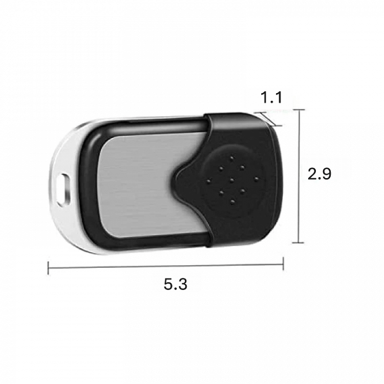 Κέλυφος Για Τηλεχειριστηρίο  Γκαραζόπορτας με πορτάκι 4 κουμπιών