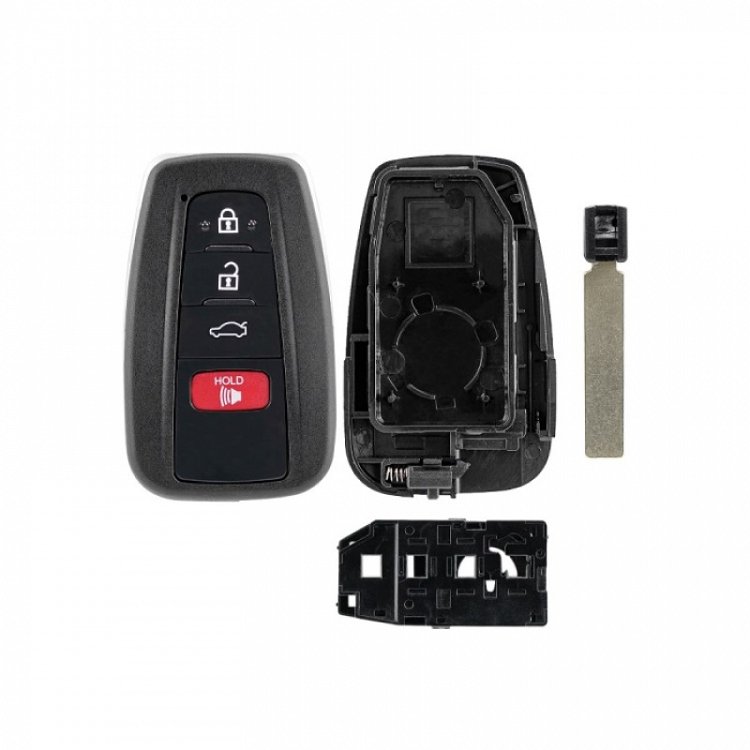 Κέλυφος Κλειδιού Αυτοκινήτου Smartkey Toyota με 4 Κουμπιά TOY48
