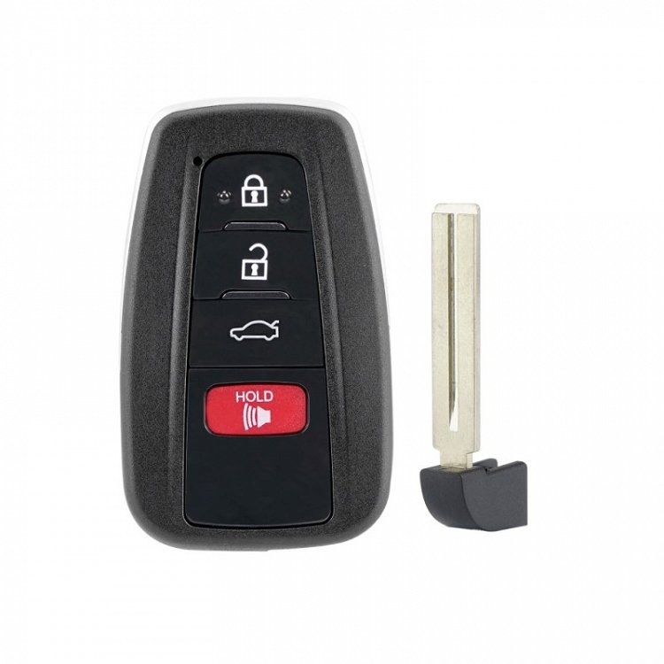 Κέλυφος Κλειδιού Αυτοκινήτου Smartkey Toyota με 4 Κουμπιά TOY48