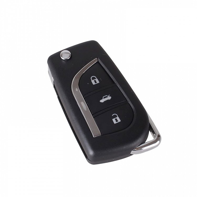 Κέλυφος Κλειδιού Αυτοκινήτου Toyota με 3 Κουμπιά Αναδιπλούμενο-VA2 (για μικρή μπαταρία)