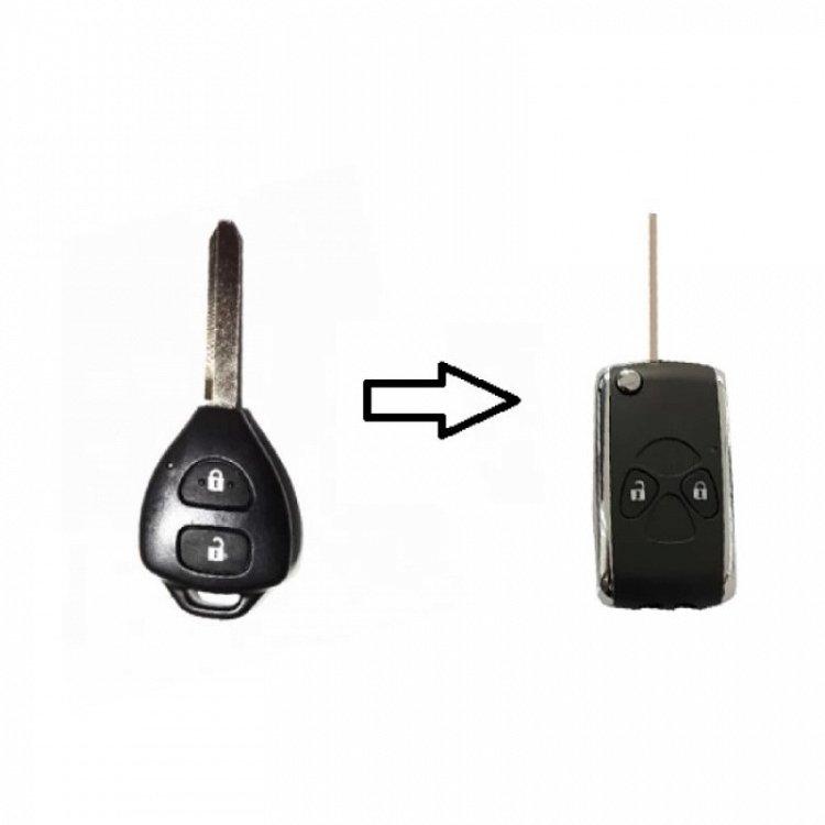 Κέλυφος Μετατροπής Κλειδιού Αυτοκινήτου Toyota - Λάμα TOY47
